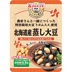 北海道産蒸し大豆